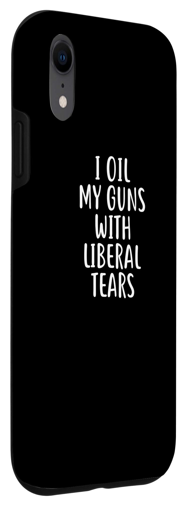 iPhone XR Gun Political Phone Case - Patriotic Design for 2nd Amendment Supporters | Perfect for Shooting Ranges, Hunting Trips & Conservative Events