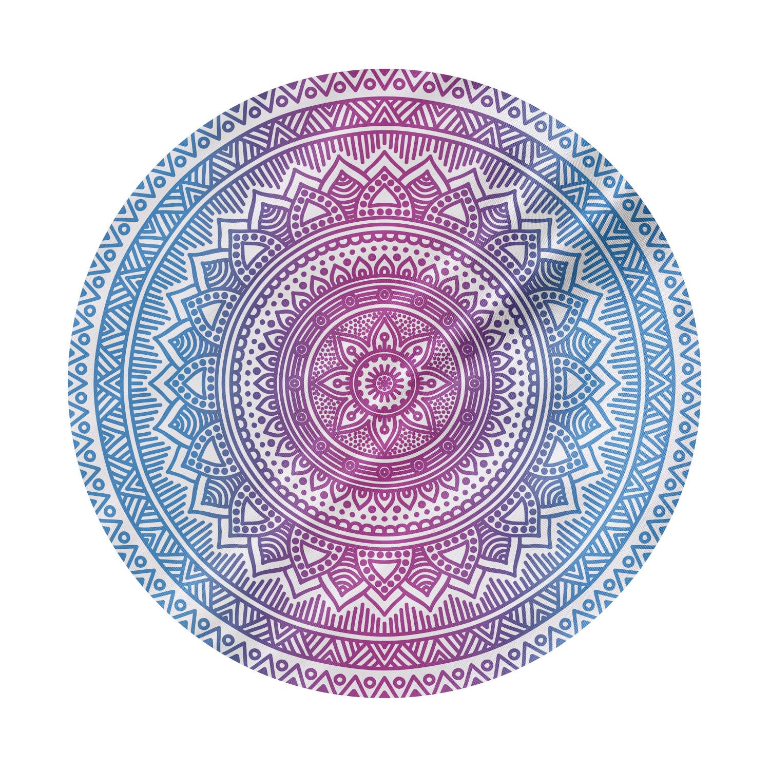 Ambesonne Bohemian Round Tablecloth 60