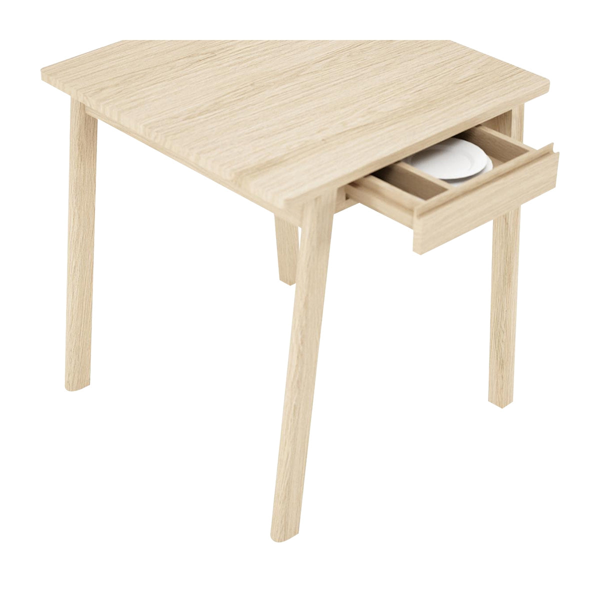 Circa Square Dining Table 70cm - Modern Wooden Kitchen Table for Small Spaces, Perfect for Apartments, Breakfast Nooks & Cozy Dining Areas