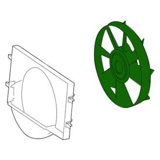 Mopar 6801 2412AA Engine Cooling Fan Clutch - Replacement Part for Dodge Ram 1500 2500 3500 - Improves Engine Cooling Performance for Off-Road & Towing