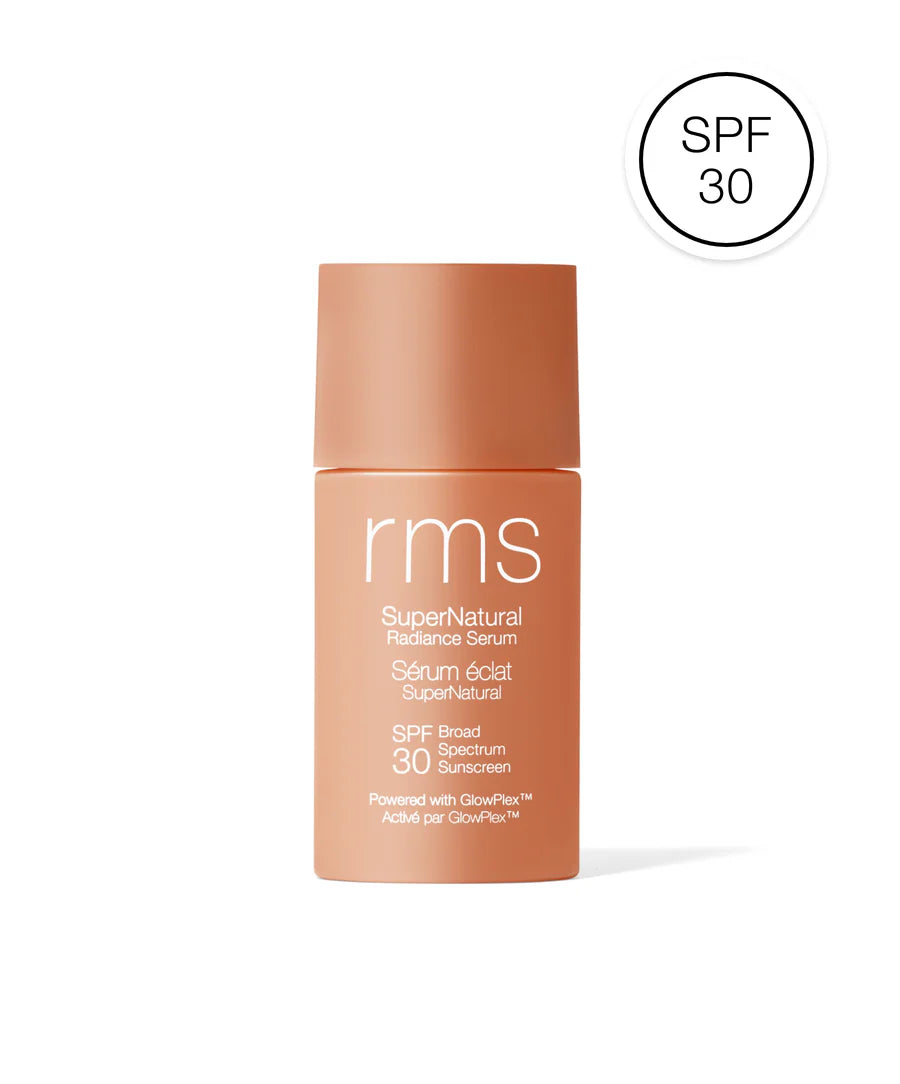 SuperNatural Radiance Serum with Broad Spectrum SPF 30 - Anti-Aging Face Moisturizer & Sun Protection for Daily Glow - Perfect for Daytime Skincare & Outdoor Activities