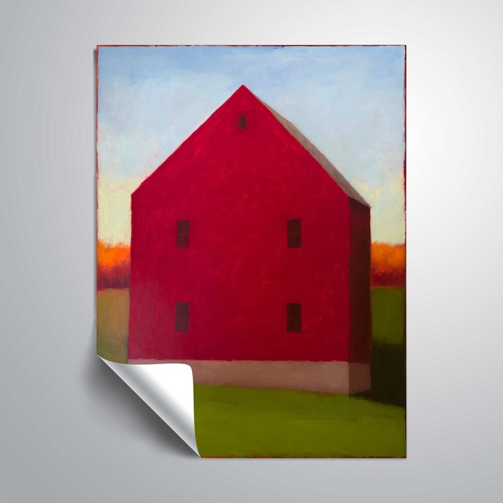 Large Red Removable Wall Decal - Peel and Stick Wall Mural for Home, Office & Nursery Decor | Perfect for Bedrooms, Living Rooms & Kids' Rooms