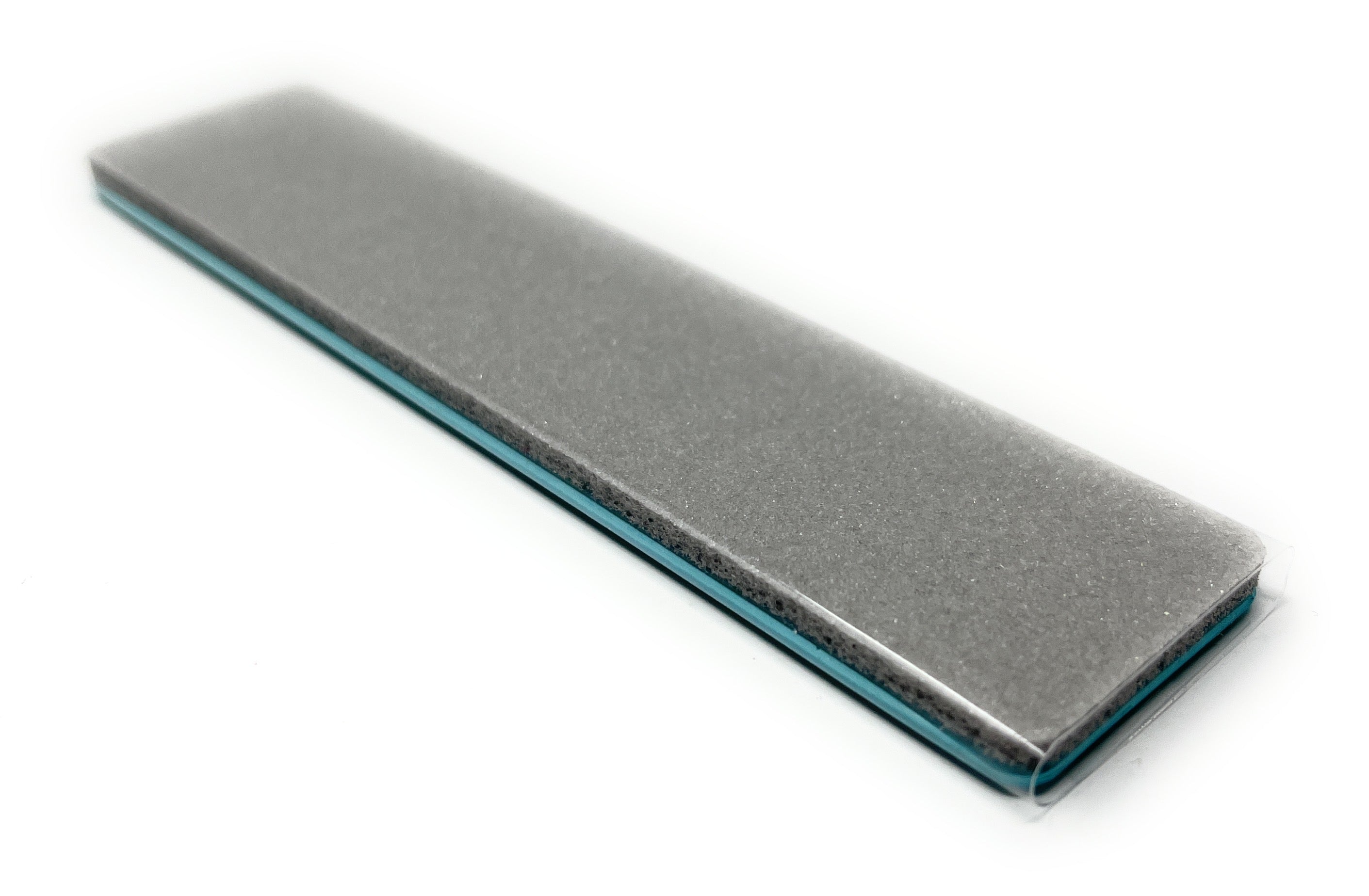 Premium 100 Grit Antibacterial Nail Files - Tropical Shine Teal Color, Hard Shell & Soft Sponge Combo (3-Pack) | Perfect for Manicures, Pedicures & At-Home Nail Care