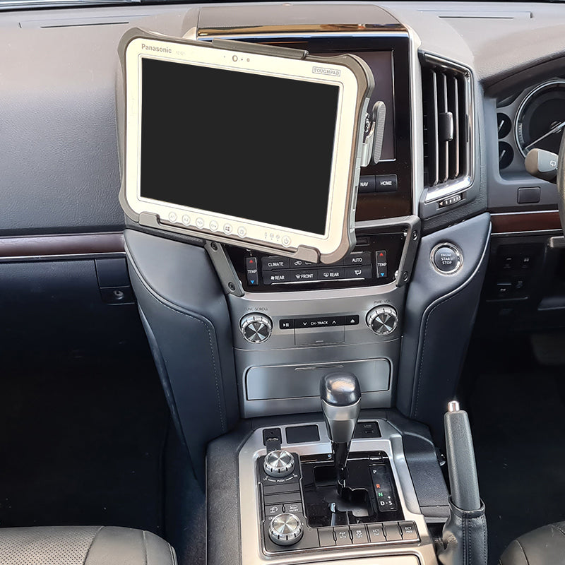 Industrial Evolution InDash Mount for Toyota LandCruiser 200 (2016+) - Secure Phone Holder for Off-Road Adventures & Daily Commute