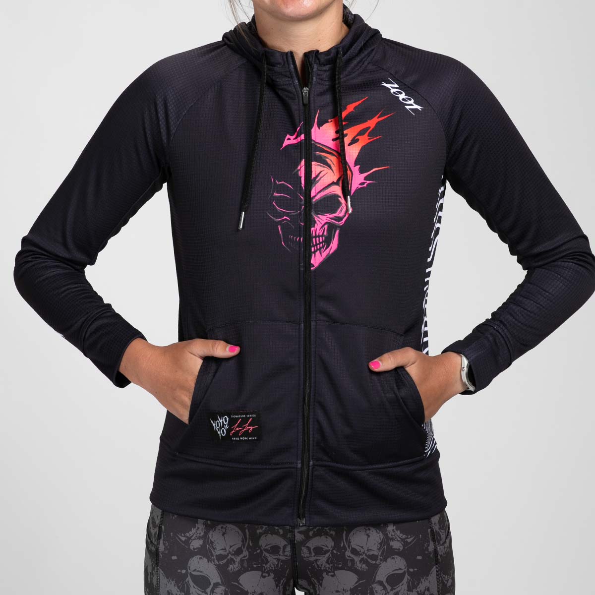 Women's Limited Edition Thermal Running Hoodie - Darkside Color for Cold Weather Jogging & Outdoor Workouts