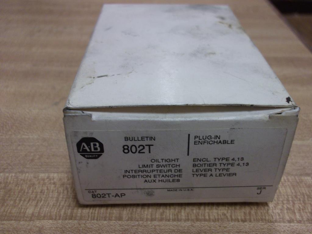 Allen Bradley 802T-AP Series J Switch - Industrial-Grade Electrical Switch for Automation & Control Systems | Perfect for Manufacturing Plants & Machinery Applications