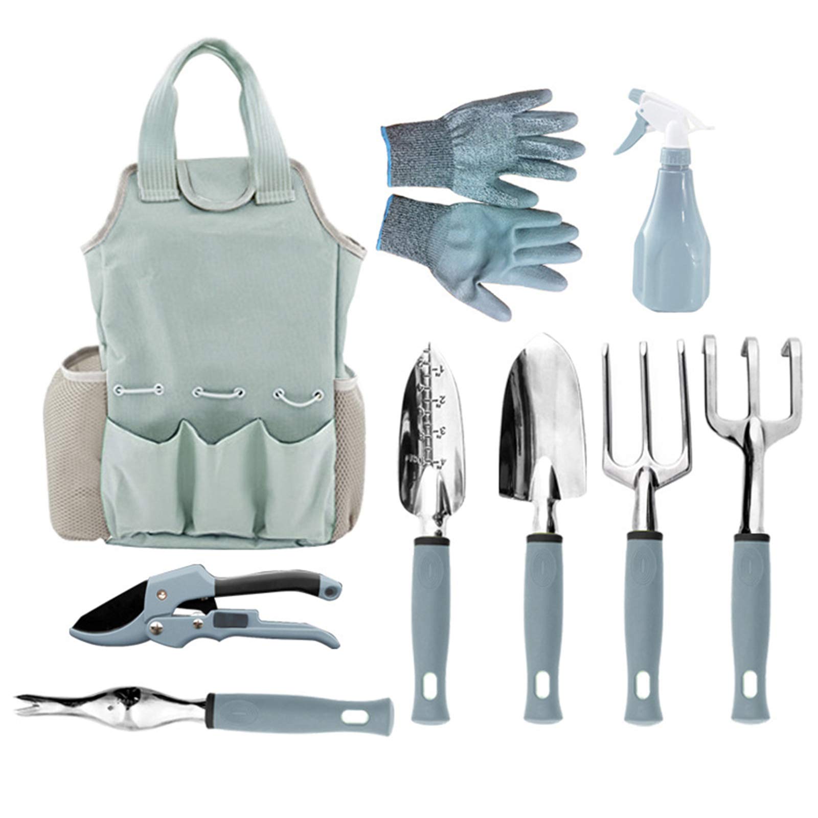 **Premium Heavy Duty Aluminum Gardening Hand Tools Set - Durable Outdoor Garden Tool Kit for Mom, Dad & Gardeners - Perfect for Planting, Weeding & Landscaping**