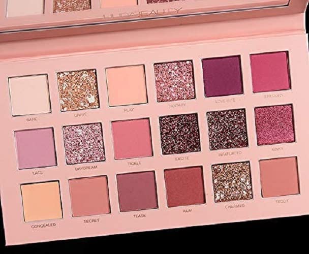 RJguddu Tya Fashion 6155 Professional 16-Piece Makeup Kit with 7 Black Brushes, Nude Eyeshadow Palette, 36H Kajal, 3-in-1 Eyeliner, Mascara, Eyebrow Pencil, Eyelash Curler & Beauty Blender - Perfect for Travel, Bridal & Everyday Makeup Looks
