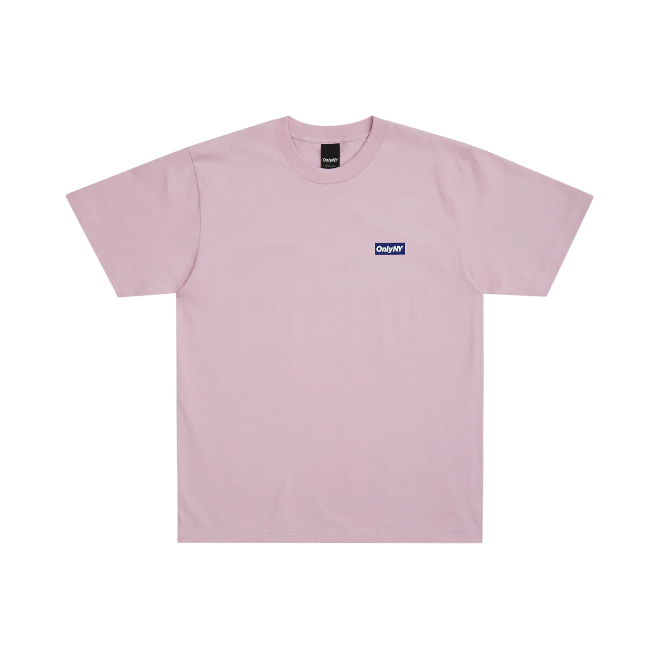 Only NY Block Logo T-Shirt | Faded Purple Vintage Cotton Tee | Streetwear Essential for Men & Women | Perfect for Casual Outfits & Urban Fashion