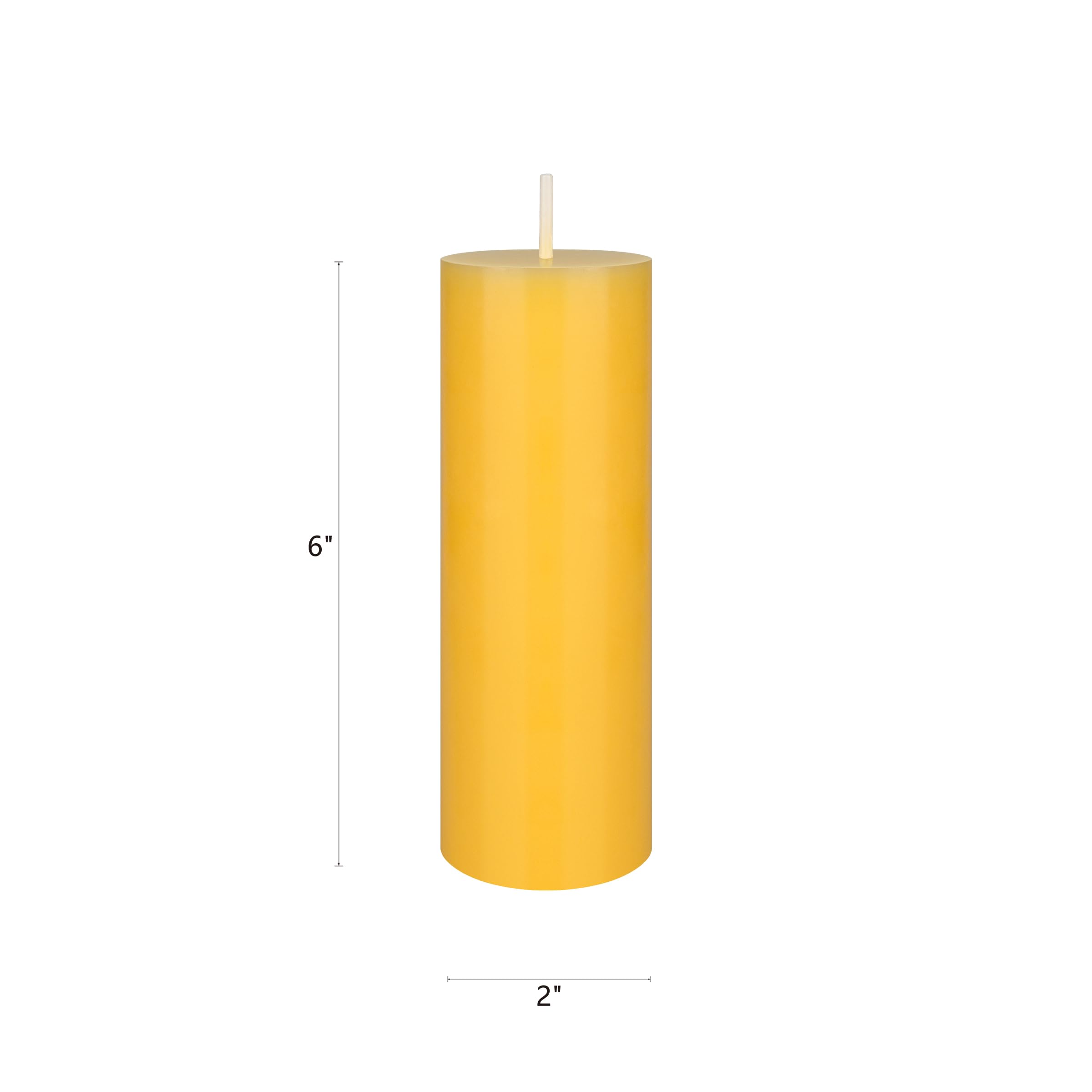 Premium 3-Pack Scented Citronella Pillar Candles | Hand-Poured Wax Candles 2x6 Inch | Mosquito Repellent for Indoor & Outdoor Use | Perfect for Camping, BBQs, Parties, Patio & Picnic Decor