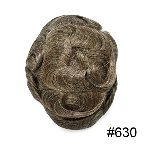 #630 6# LIGHT BROWN WITH 30% SYNTHETIC GREY-100% medium light to medium density