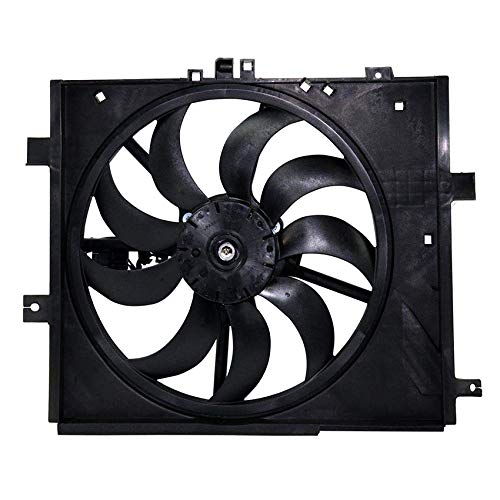 RAREELECTRICAL Replacement Cooling Fan Compatible with 2014-2019 Nissan Versa Note Automatic - Part Numbers 21481-3Ab3a, 214813Ab3a, 21481-9Kk0a, 214819Kk0a, Ni3115143 - Perfect for Engine Overheating Prevention & Summer Driving