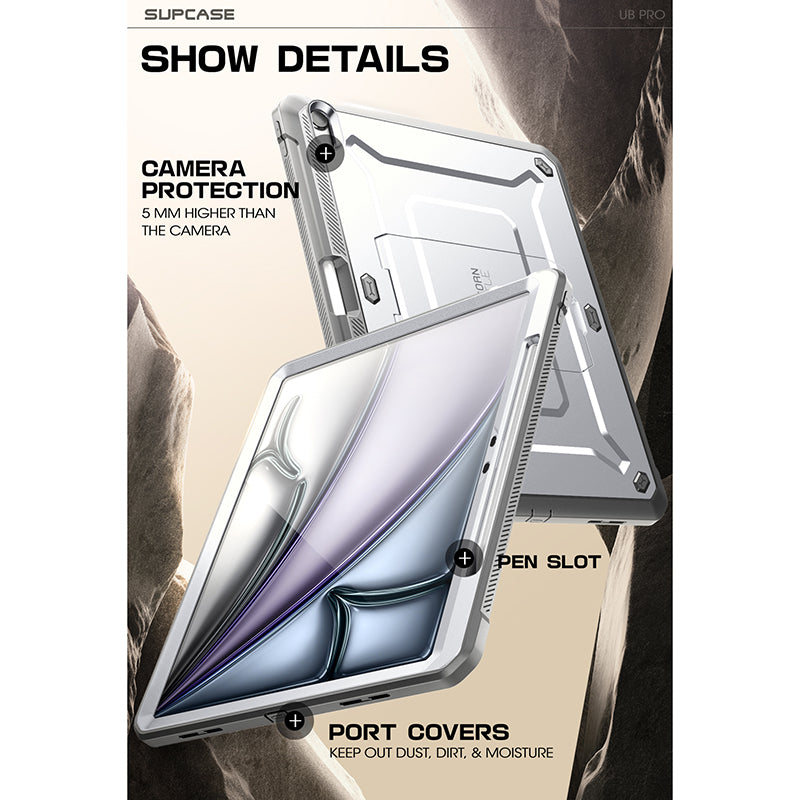 iPad Air 11 Inch (2024) Shockproof Case - Unicorn Beetle Pro Series Heavy Duty Protective Cover with Screen Protector, Anti-Scratch & Anti-Yellowing - Perfect for Outdoor Adventures, Travel & Daily Use
