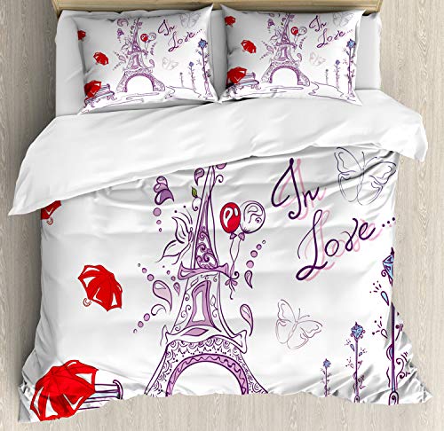 Lilac Red Pale Blue