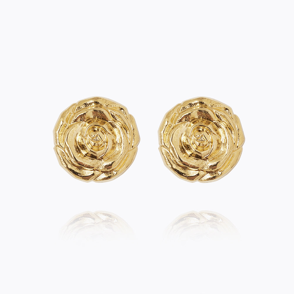 Rosita Gold Earrings for Women - Elegant Dangle Hoop Earrings for Party, Wedding & Everyday Wear