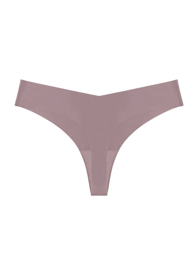 ZASUWA Women's Seamless V-Shape Waisted T-Back Underwear - Sexy Comfortable Lingerie for Everyday Wear & Special Occasions
