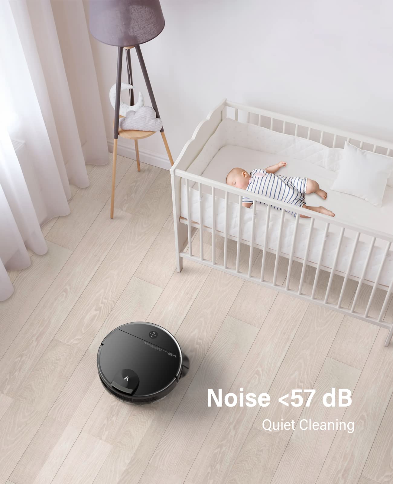 VIOMI Smart Robot Vacuum V3 Max - 4000Pa Strong Suction, LiDAR Navigation, Self-Charging, Works with Alexa & Google Home - Ideal for Hardwood Floors, Carpets & Pet Hair Cleaning (Black)