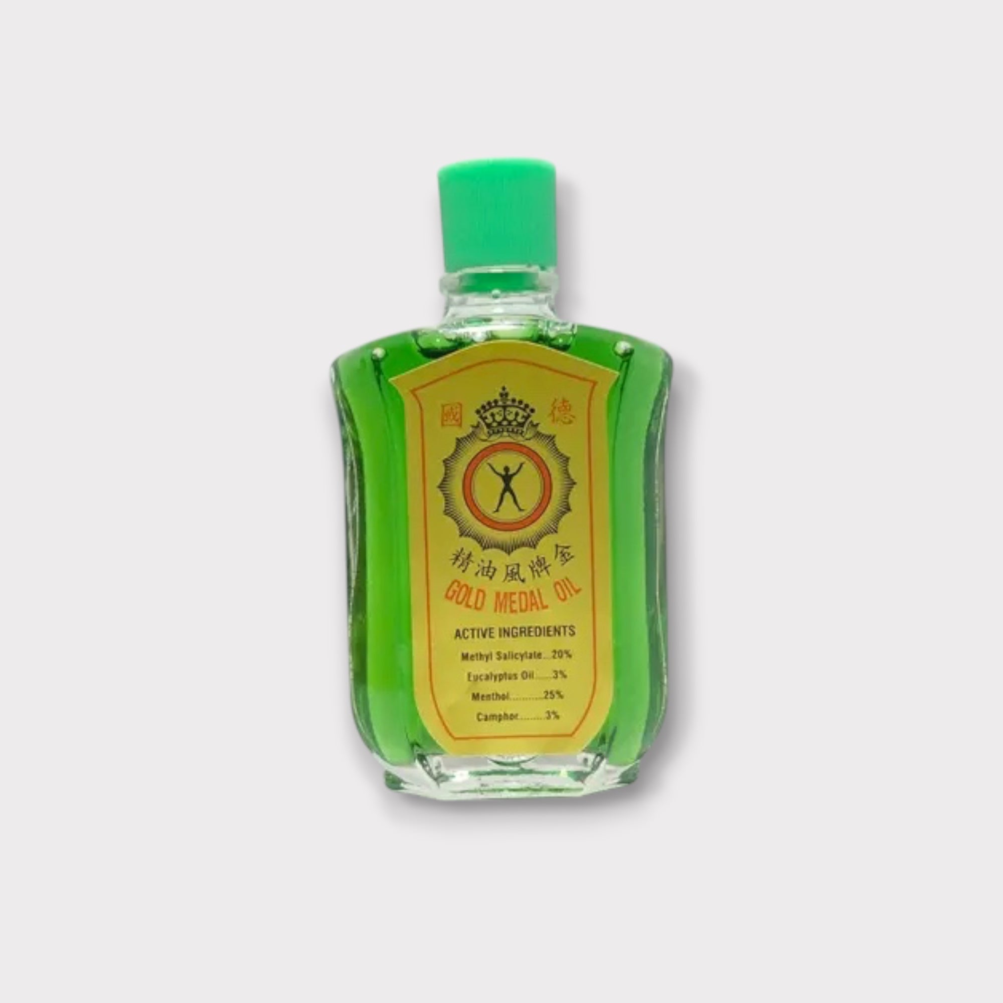 Gold Medal Medicated Oil 3ml - Fast Pain Relief for Muscle & Joint Pain - Perfect for Sports Injuries, Arthritis & Back Pain Relief