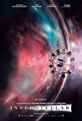 Interstellar Movie Poster 27x40 - Christopher Nolan Film Wall Art, Unframed 2014 Pop Culture Decor for Living Room & Home Theater