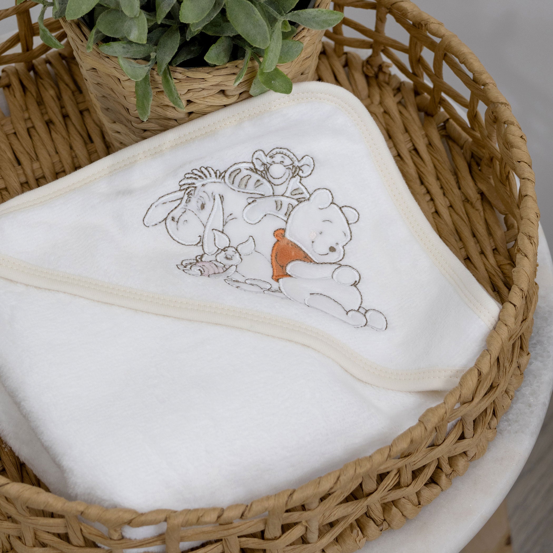 Disney Winnie the Pooh Baby Crib Bedding Set - Soft Cotton Nursery Bedding for Boys & Girls - Perfect for Newborn, Infant & Toddler Rooms