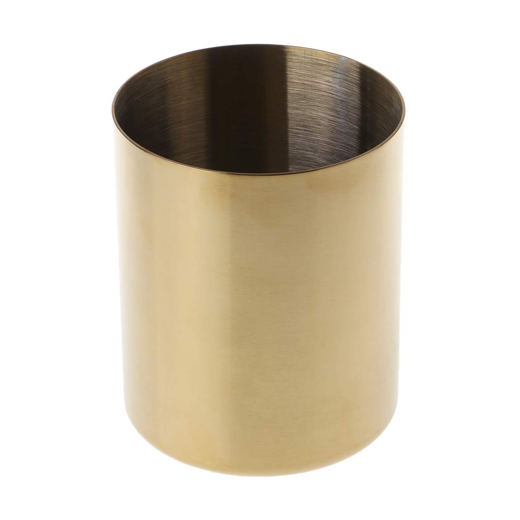Golden Pen Holder & Pencil Organizer - Elegant Desk Storage for Home Office, School, and Workspace Decor - Perfect for Writers, Students & Professionals