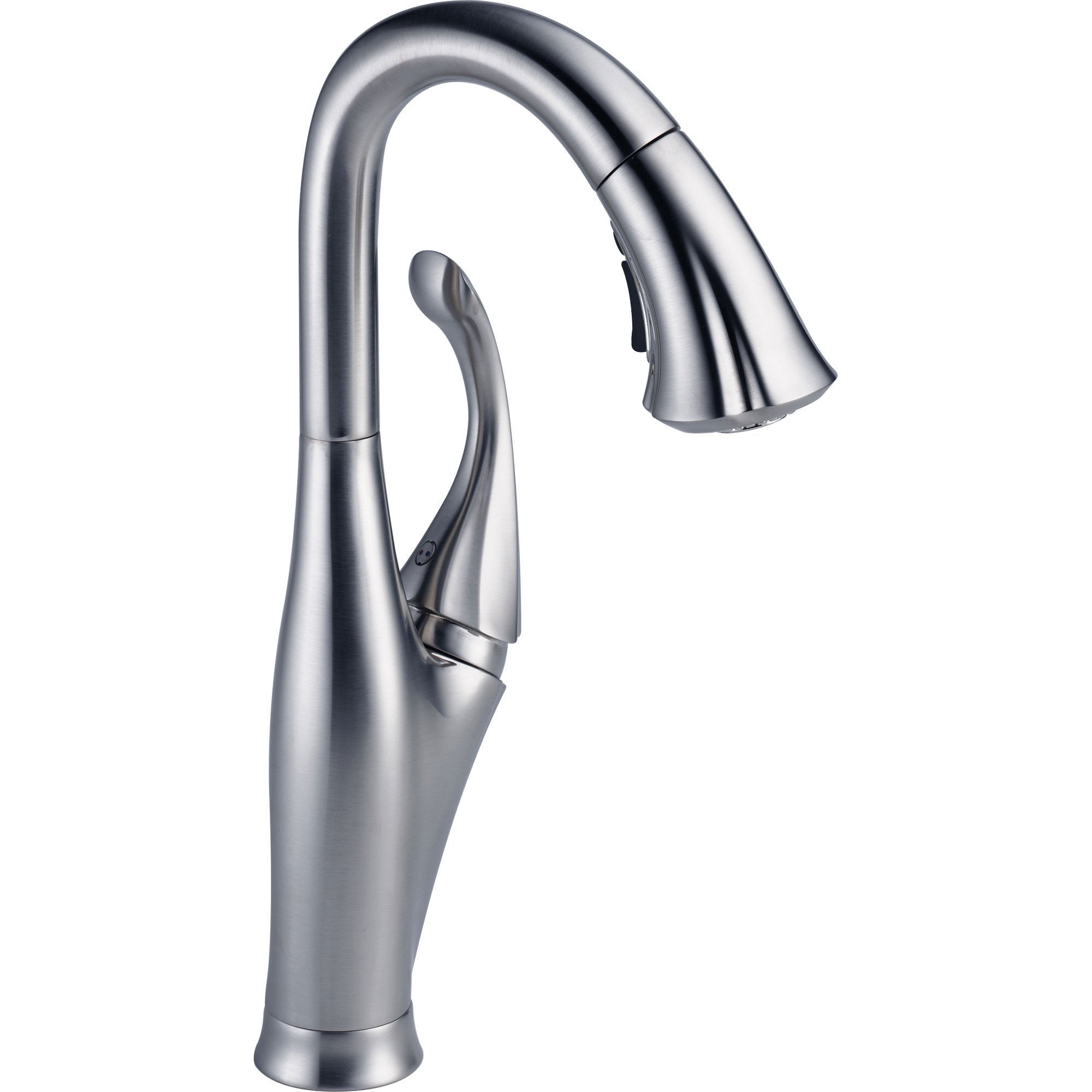 Delta Addison Arctic Stainless Steel Single Handle Pull-Down Sprayer Kitchen Faucet 612351 - Perfect for Modern Farmhouse & Contemporary Kitchen Sinks