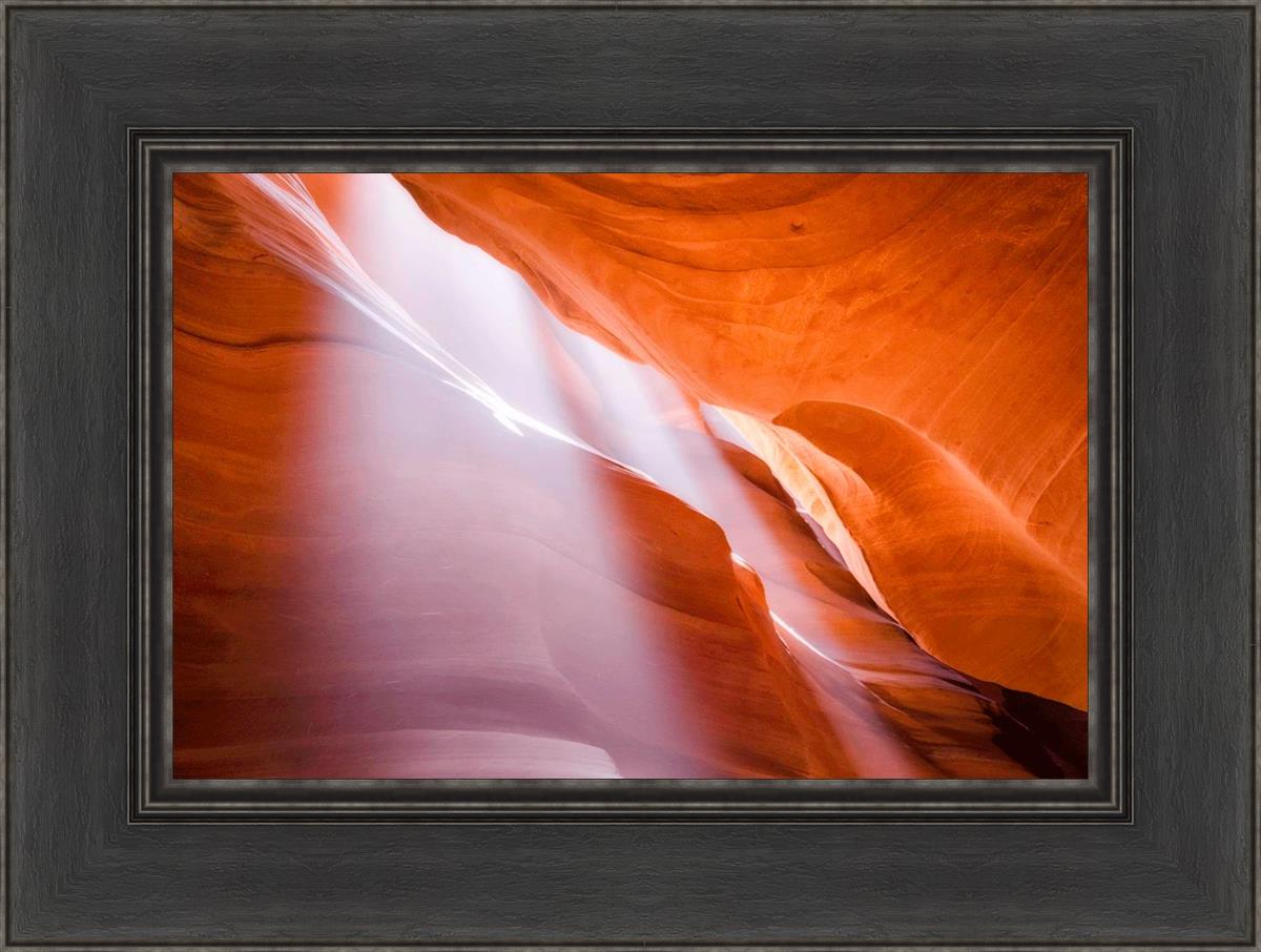 Stunning Antelope Canyon Light Shafts Photography - Natural Sunbeams in Slot Canyon - Perfect for Wall Art, Travel Inspiration & Desert Landscape Decor