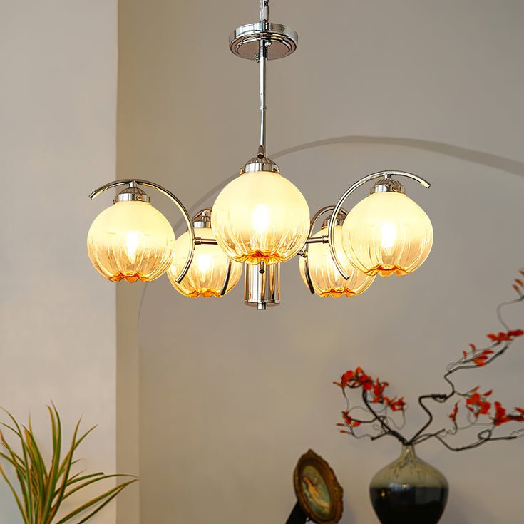 Litchford Crystal Chandelier - Elegant Modern Ceiling Light Fixture for Dining Room, Living Room & Bedroom | Perfect for Home Decor & Wedding Venue Lighting