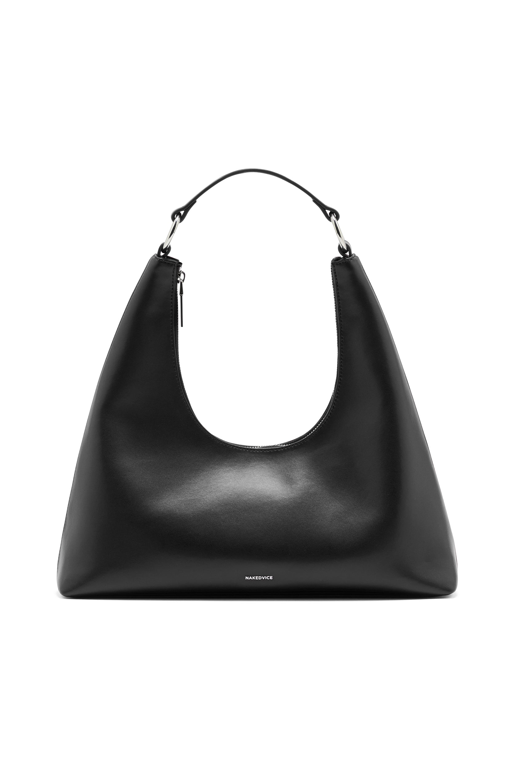 Kylie Black Leather Handbag for Women - Stylish Crossbody Purse with Adjustable Strap, Perfect for Work, Travel & Everyday Use