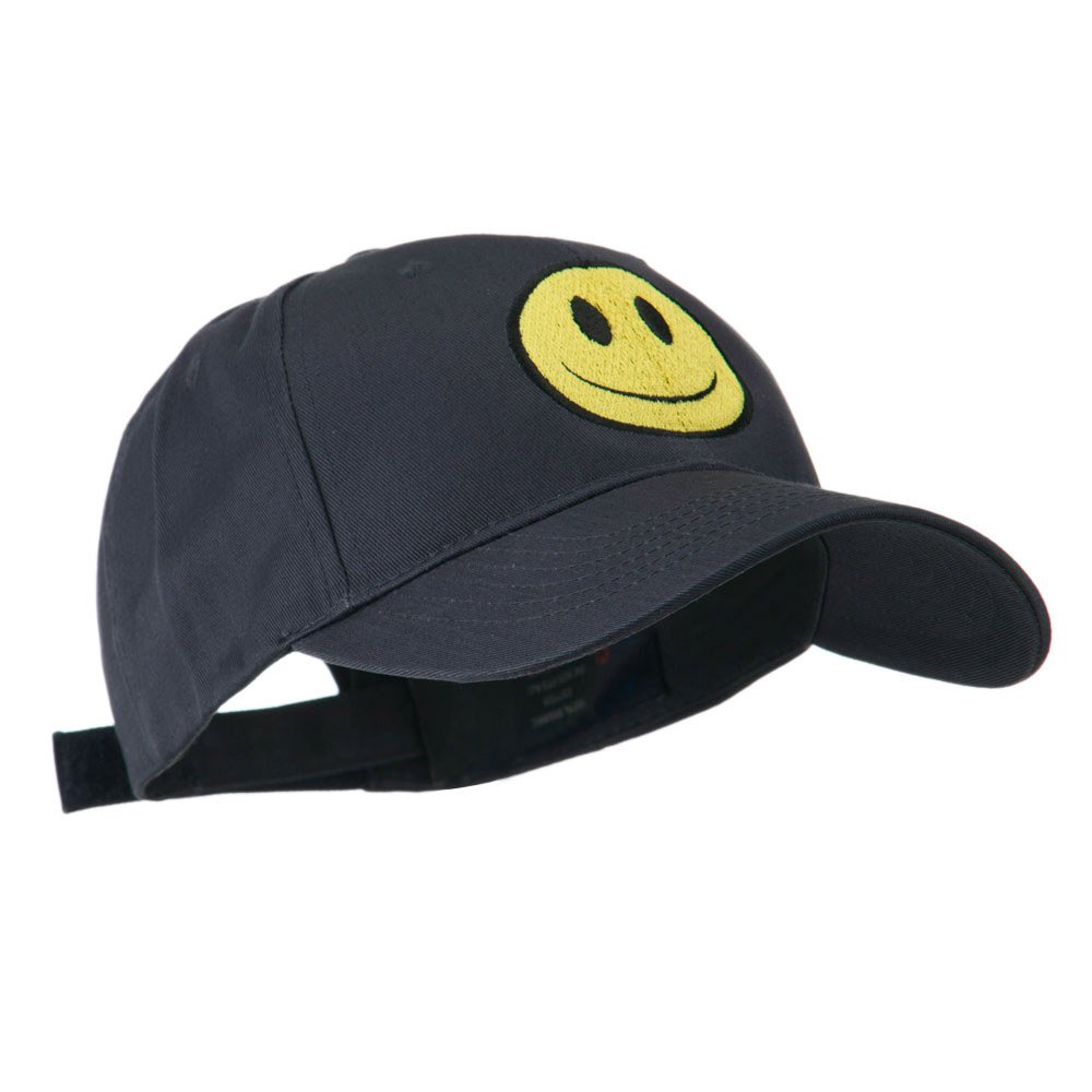 Smile Face Embroidered Baseball Cap - Funny Embroidered Hats for Men & Women - Perfect for Outdoor Activities, Sports & Casual Wear | e4Hats.com