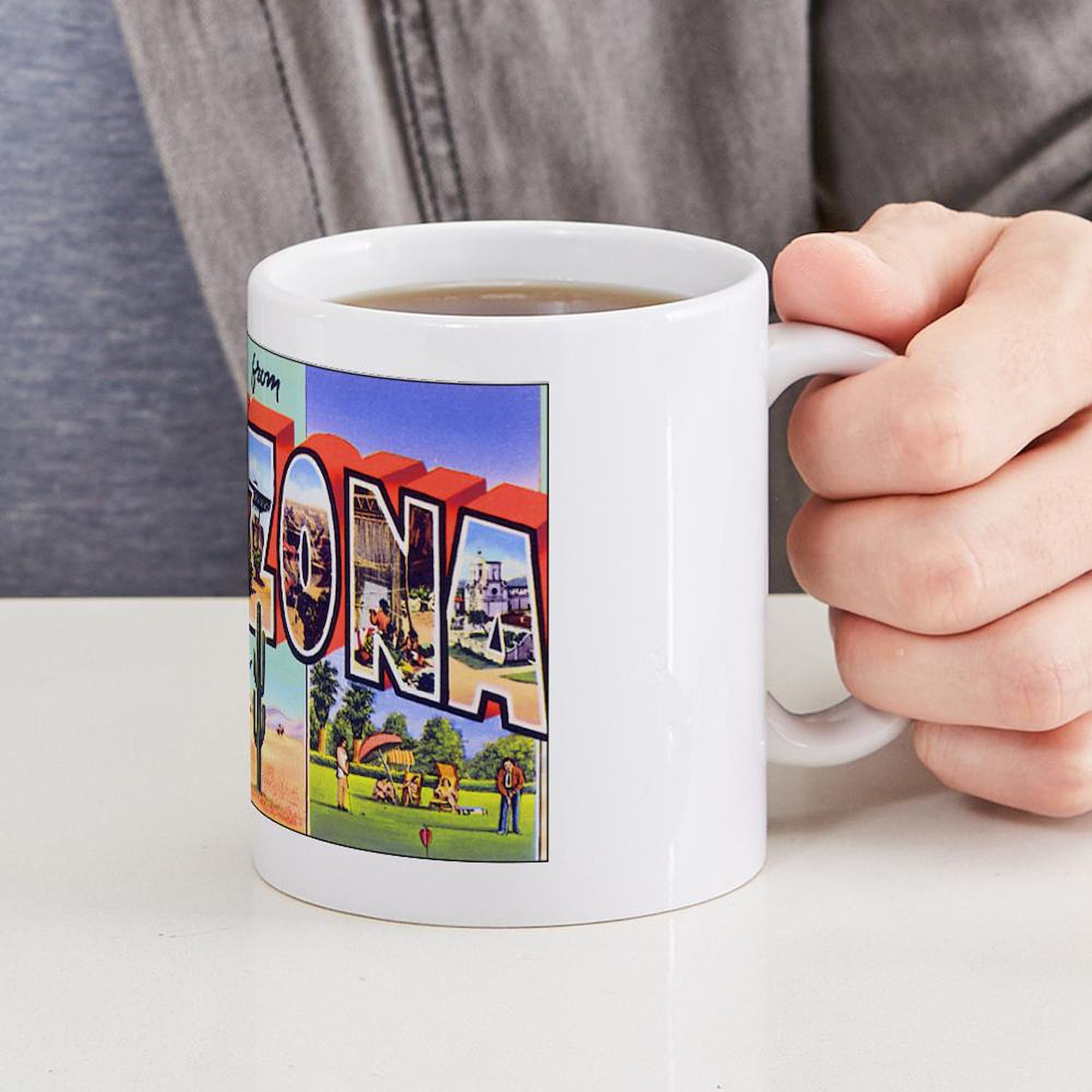 Arizona Greetings Ceramic Coffee Mug 11 oz (325 ml) - Perfect for Home, Office & Gifts | CafePress
