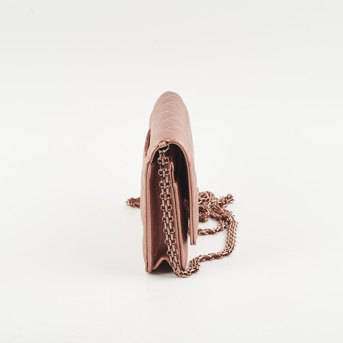 Chanel Reissue Wallet On Chain (WOC) Rose Gold Crossbody Bag - Luxury Designer Handbag for Women | Perfect for Evening Parties, Date Nights & Special Occasions