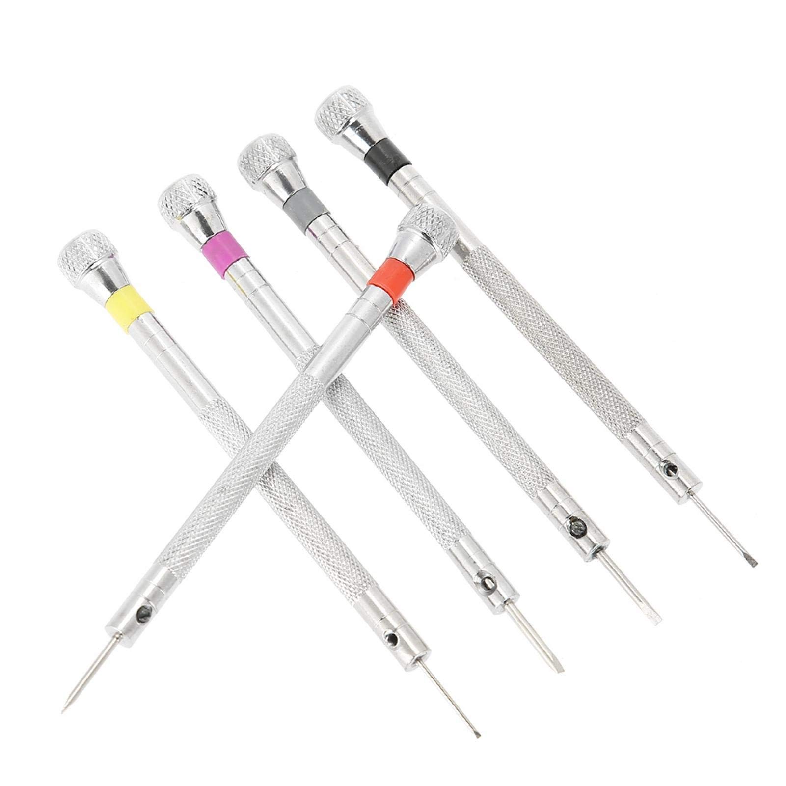 Premium Jewelry Slotted Screwdriver Set - Solid & Durable Precision Tools for Watch Repair, Toy Assembly, Jewelry Making & Eyeglass Adjustment | Perfect for Watchmakers, Jewelers & DIY Enthusiasts