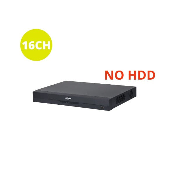 Dahua 16 Channel Penta-brid XVR Security System - DH-XVR5216A 4K L I3 for Home & Business Surveillance | 24/7 Recording & Remote Monitoring