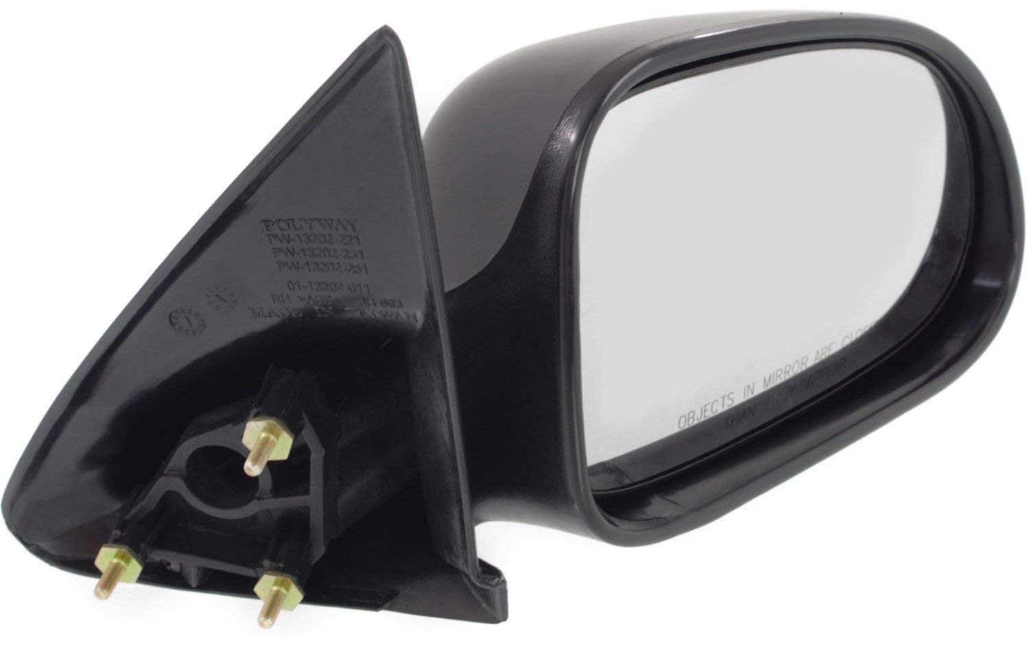 Kool Vue Textured Side Mirrors for Dodge Dakota 1997-2004 - Driver & Passenger Replacement - Perfect for Off-Roading & Daily Commuting