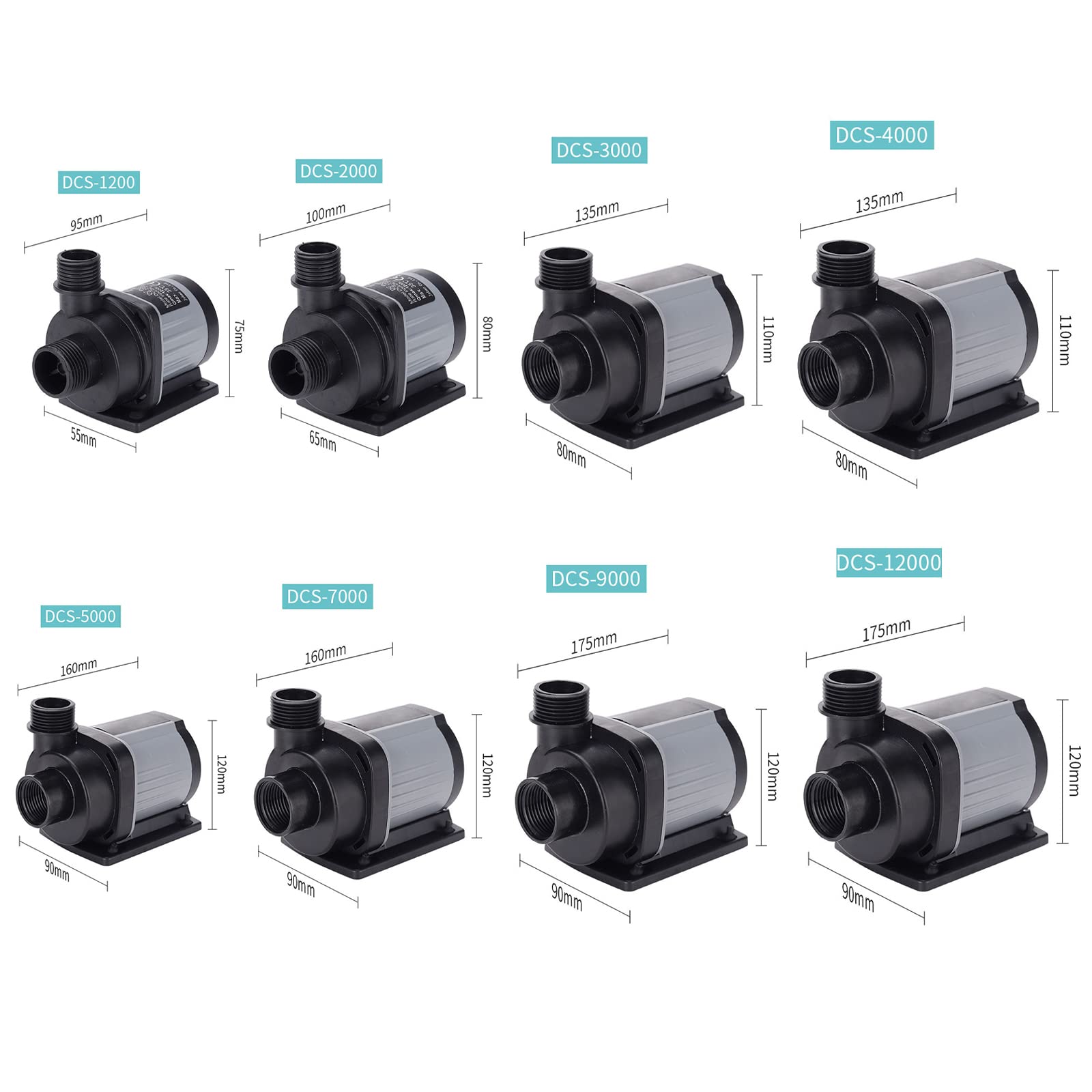 Ultra Quiet Mini Submersible Water Pump with Controller - High Lift Fountain Pump for Fish Tank, Pond, Aquarium, Hydroponics & Garden Statuary | Perfect for Water Features, Indoor/Outdoor Decor & Irrigation Systems