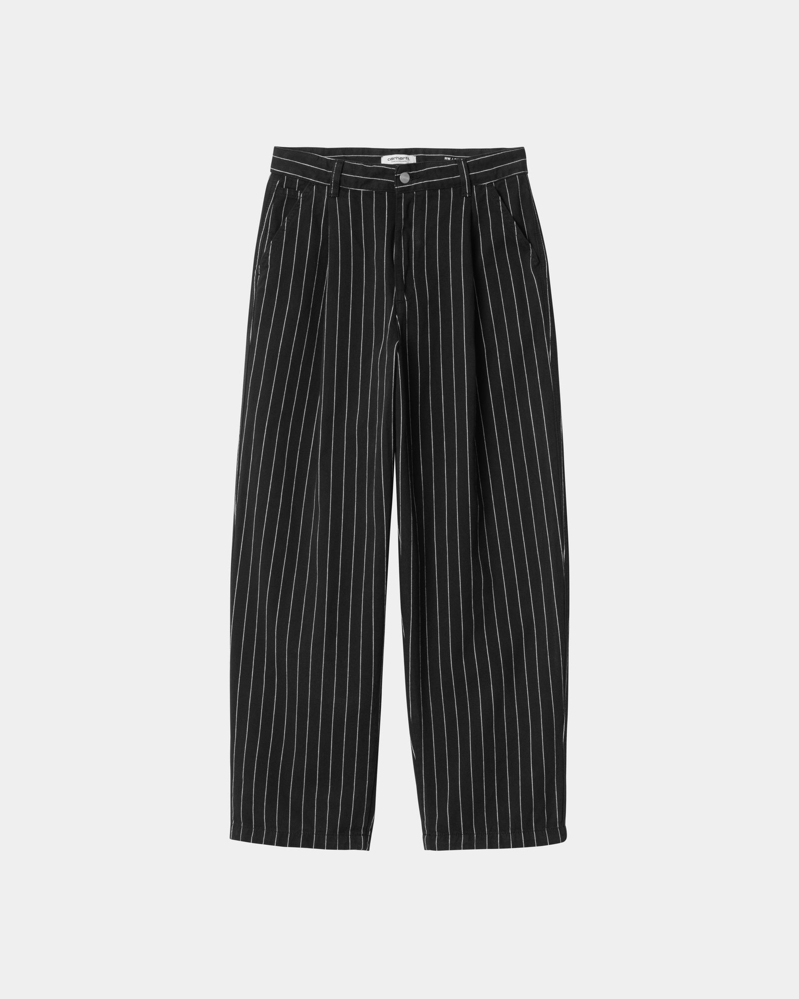 Women's Hendry Pants - Black & Wax Seaton Stripe | High-Waisted Stretch Comfort Pants for Work, Travel & Casual Wear