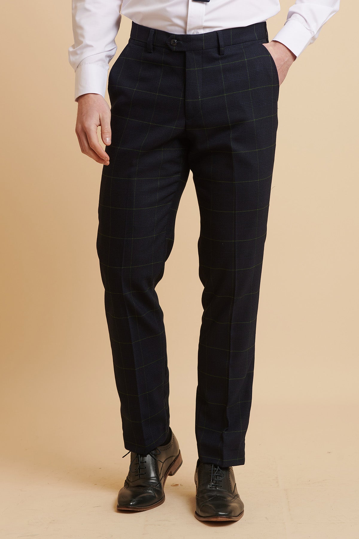 Everton FC Beto Navy Green Check Two-Piece Suit | Official Licensed Football Outfit for Matchday, Parties & Cosplay