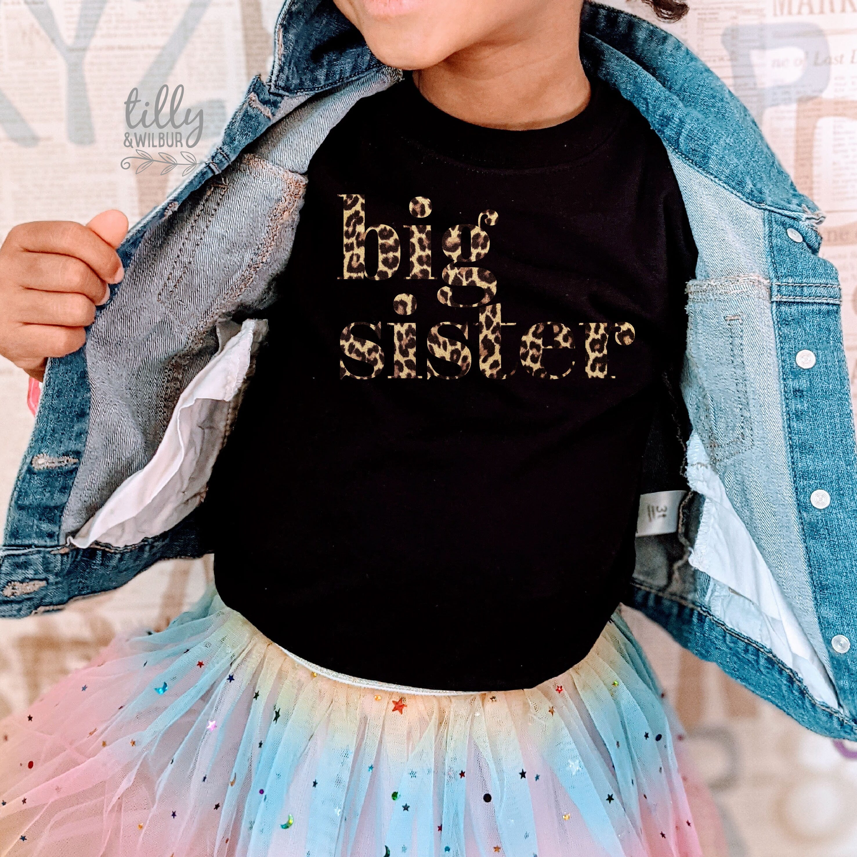 Big Sister T-Shirt - Comfortable & Stylish Sibling Gift for Women & Girls - Perfect for Family Events, Birthdays & Sister Bonding