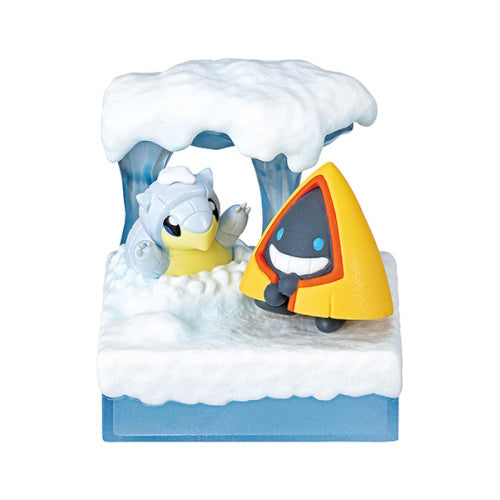 Pokemon World Frozen Snow Field Re-Ment 2 Inch Mini Figure - Cute Collectible Toy for Display, Gift, or Anime Collection (Perfect for Home Decor, Office Desk, or Pokemon Fan Gifts)