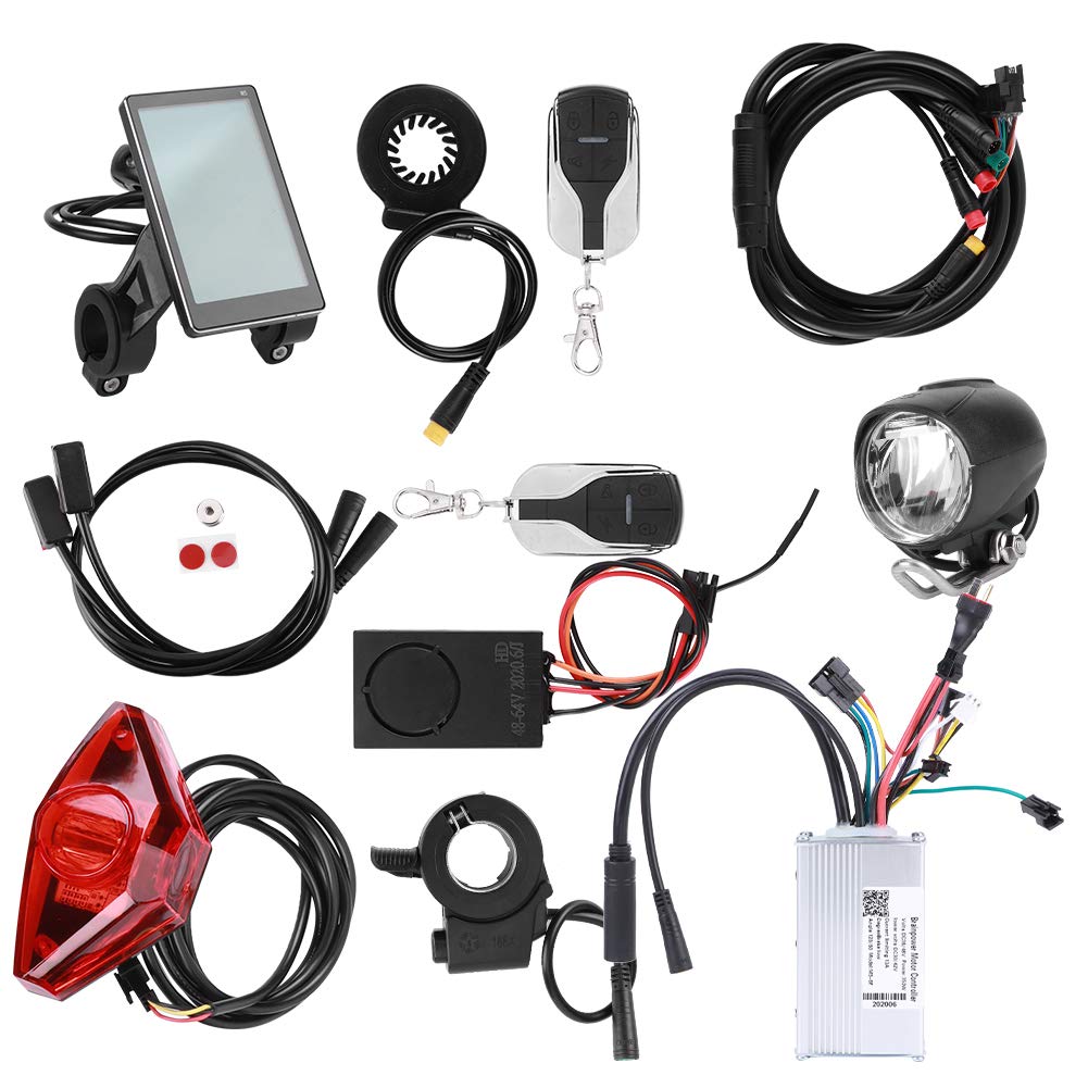 Keenso Electric Bike Conversion Kit - Waterproof Mountain Bike Controller & Meter for E-Bike Modification | Perfect for DIY E-Bike Upgrades & Off-Road Cycling