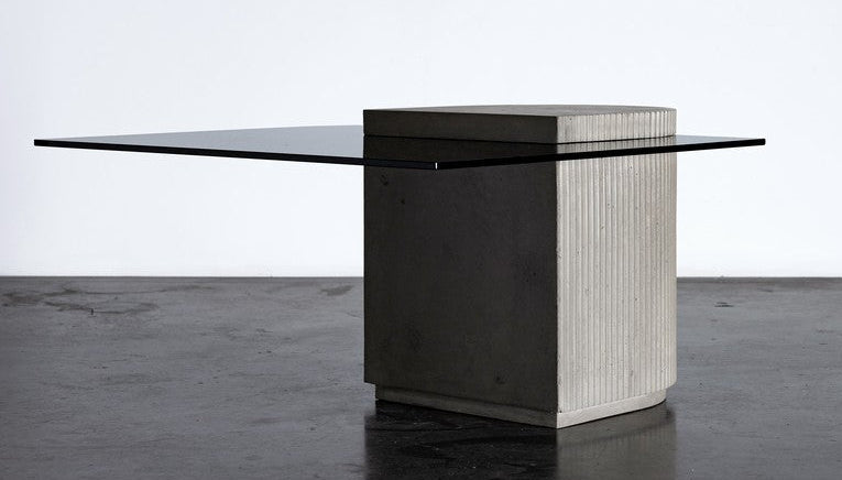 Lyon Beton Strut Square Coffee Table - Modern Minimalist Living Room Furniture for Home & Office Decor