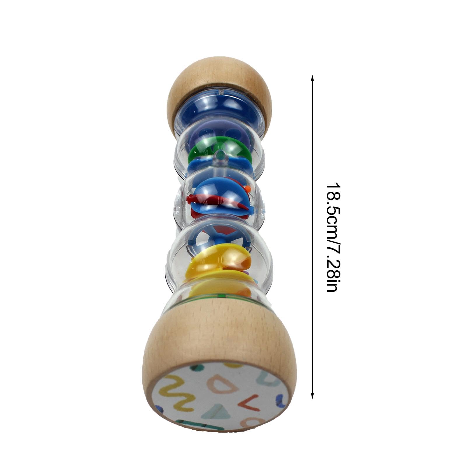 Rain Stick Sensory Toy - Rain Maker Musical Instrument Shaker with Relaxing Rainfall Sounds for Kids, Stress Relief & Meditation | Perfect for Playtime, Therapy & Relaxation