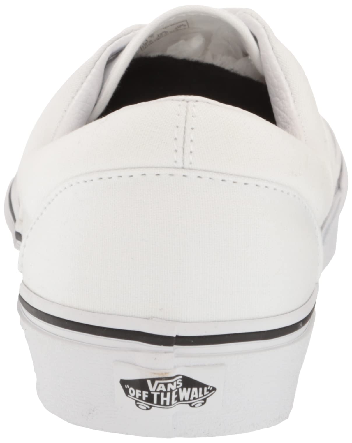 Vans Unisex Era Skate Shoes - True White - Size 8.5 D(M) US - Comfortable & Durable Sneakers for Skateboarding, Casual Wear & Street Fashion