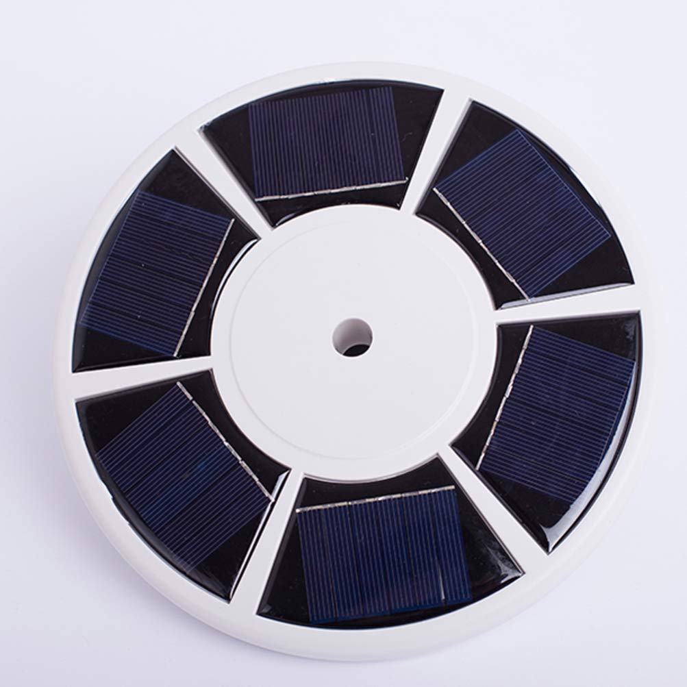 Uonlytech Solar Flagpole Spotlight - LED Solar Lamp for Outdoor Flag Poles, Automatic Downlight for House, Camping & White Banner Lighting | Perfect for Garden, Patio & Driveway