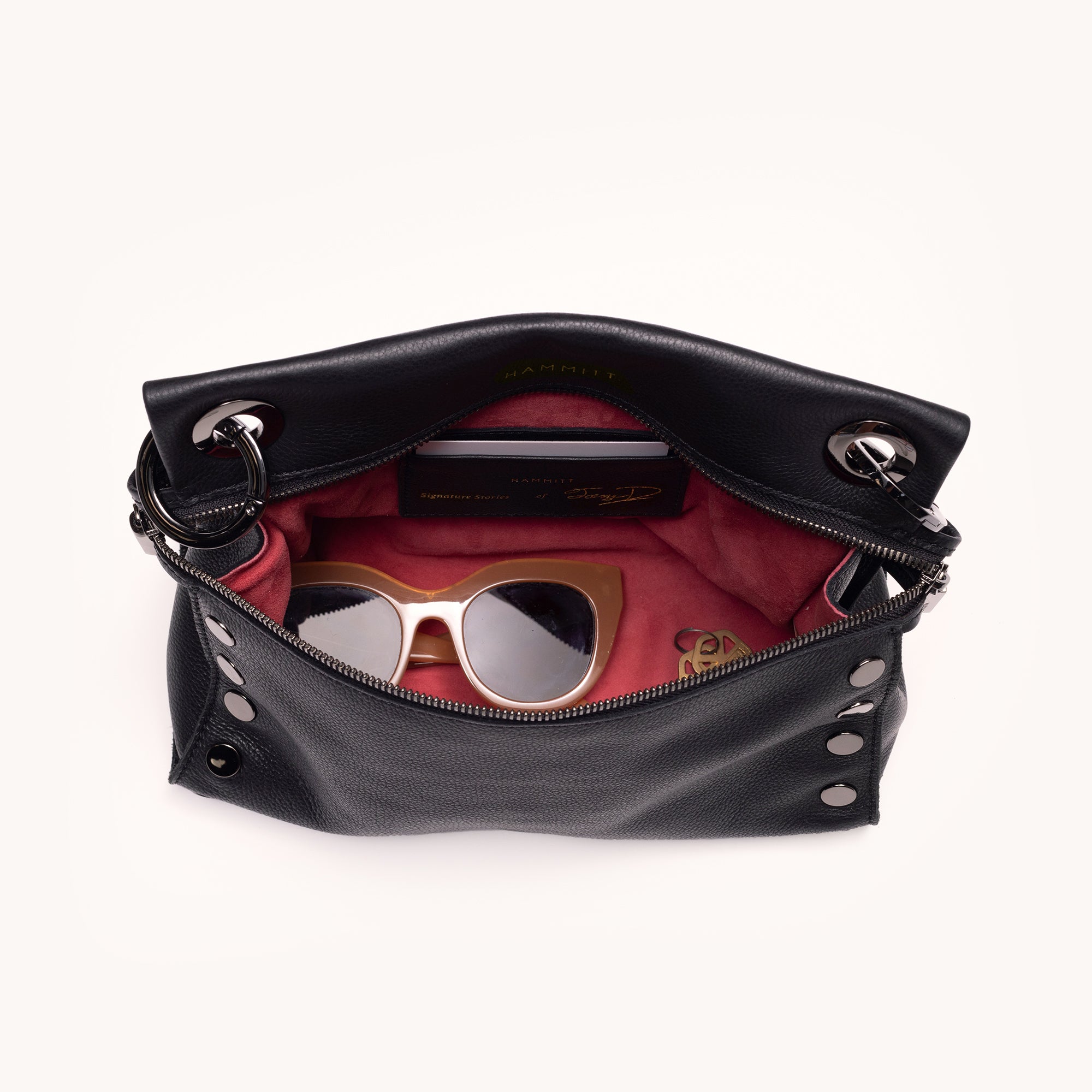 Tony Signature Sunglasses - Black/Gunmetal - Medium Size - Perfect for Outdoor Sports & Fashion Accessories