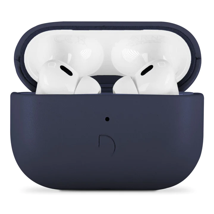 Vegan Leather Case for AirPods Pro 2nd & 1st Generation - Premium Protective Cover for Everyday Use, Commuting & Travel