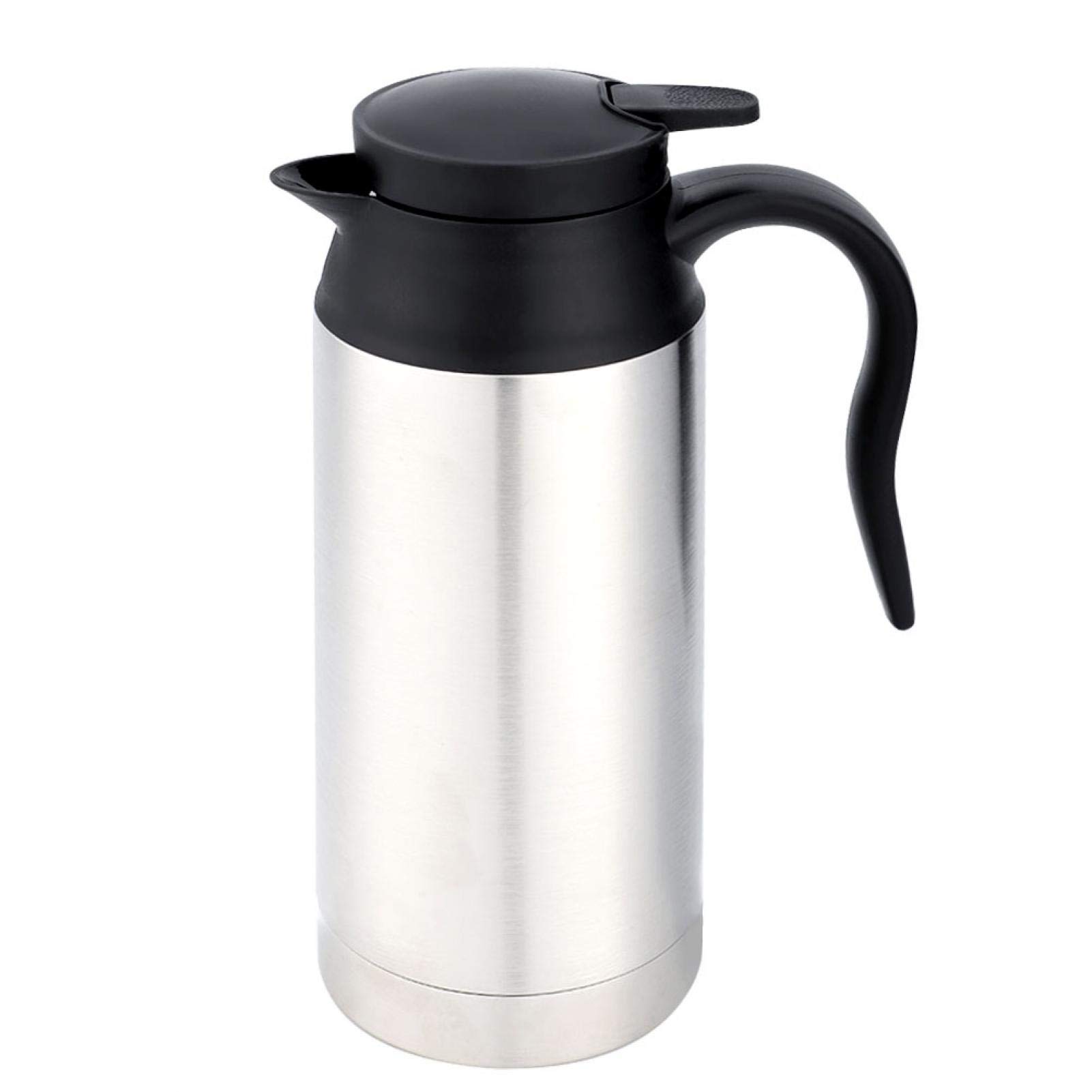 12V Electric Kettle for Car Travel - 240W Stainless Steel Portable Kettle with Temperature Control - Perfect for Road Trips, Camping & Office Use (Leaning Tower of Pisa Design)