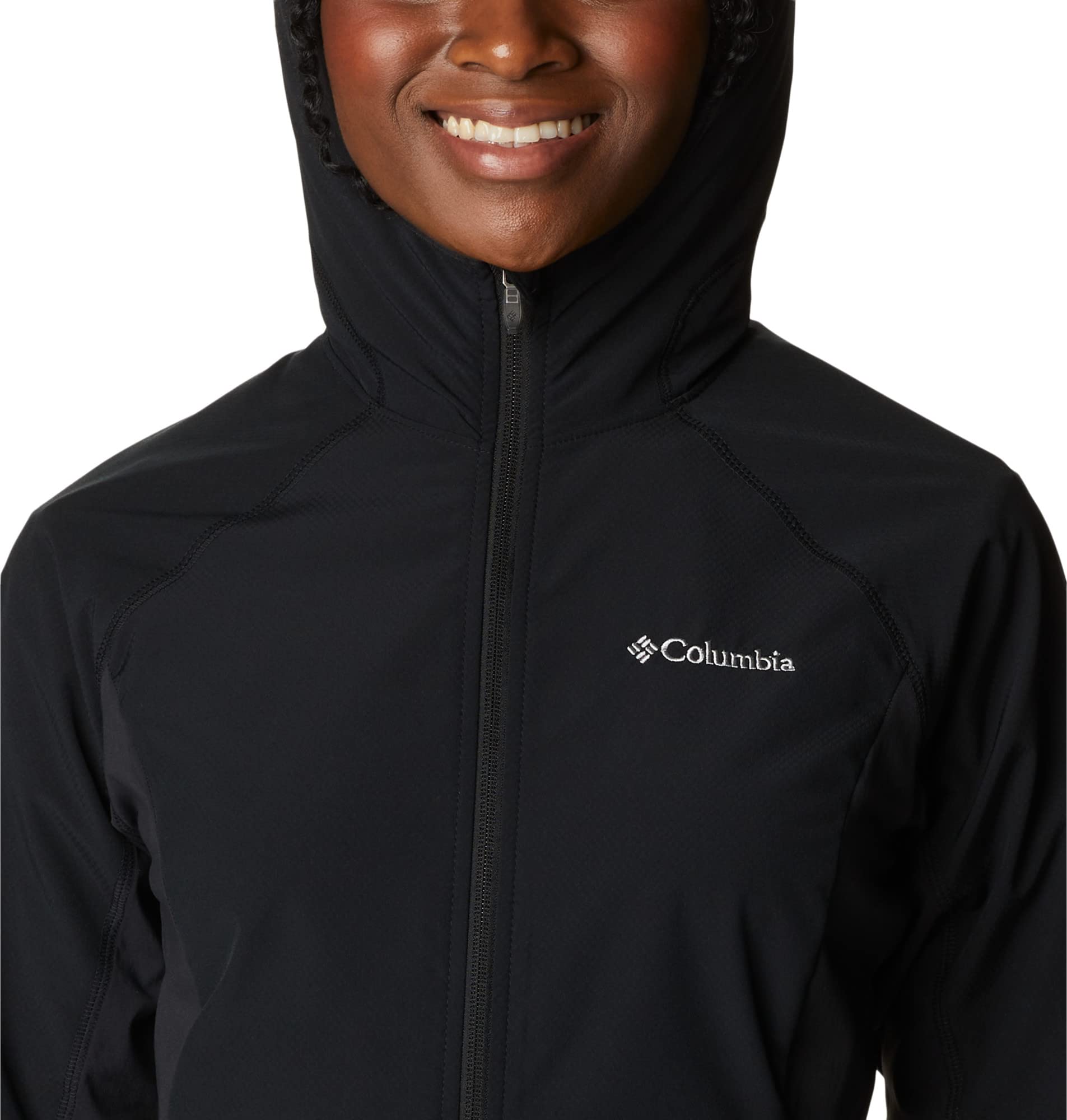 Columbia Women's Sweet As Softshell Hoodie - Waterproof, Windproof & Breathable Jacket for Hiking, Running & Outdoor Activities