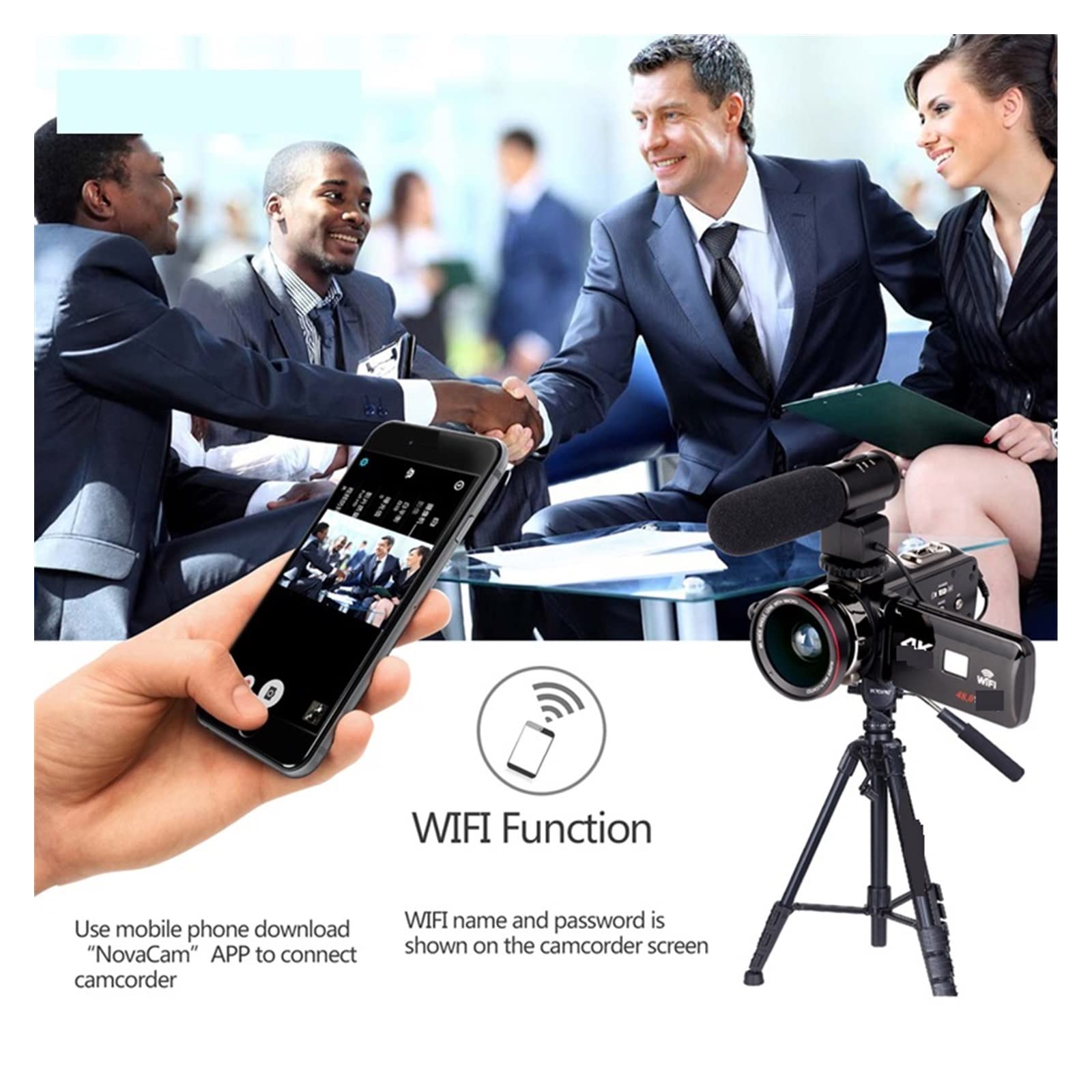 **AUBEST 4K 56MP Digital Video Camera Camcorder with Night Vision & 16X Zoom - Perfect for Vlogging, Live Streaming, YouTube & Photography (Includes Microphone, No SD Card)**    **Ideal for:** Travel vlogging, live streaming, YouTube content creation, night photography, and professional videography.
